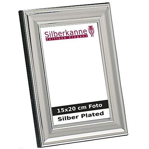 Silberkanne Bilderrahmen Lissabon 15x20 cm Foto Silber Plated versilbert in Premium Verarbeitung