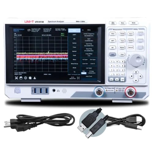UNI-T UTS1015T Spektrum Analysator with TG 10,1-Zoll-HD-Touchscreen 10001 Scanpunkte, RBW 1Hz~1MHz, DANL-161dBm