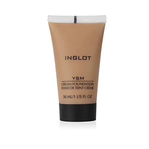 Inglot YSM Creme Foundation flüssiges Make-Up, Foundation, die sich dem Hautton anpasst, Für ein natürliches und mattes Aussehen, 30 ml : 45