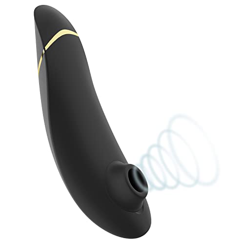 Womanizer Premium 2 Klitoris - Sauger für Frauen - Auflege-Vibrator mit 14 Intensitätsstufen - Autopilot - Smart Silence - Wasserdichtes Sexspielzeug - mit Loovara Gleitgel - Schwarz