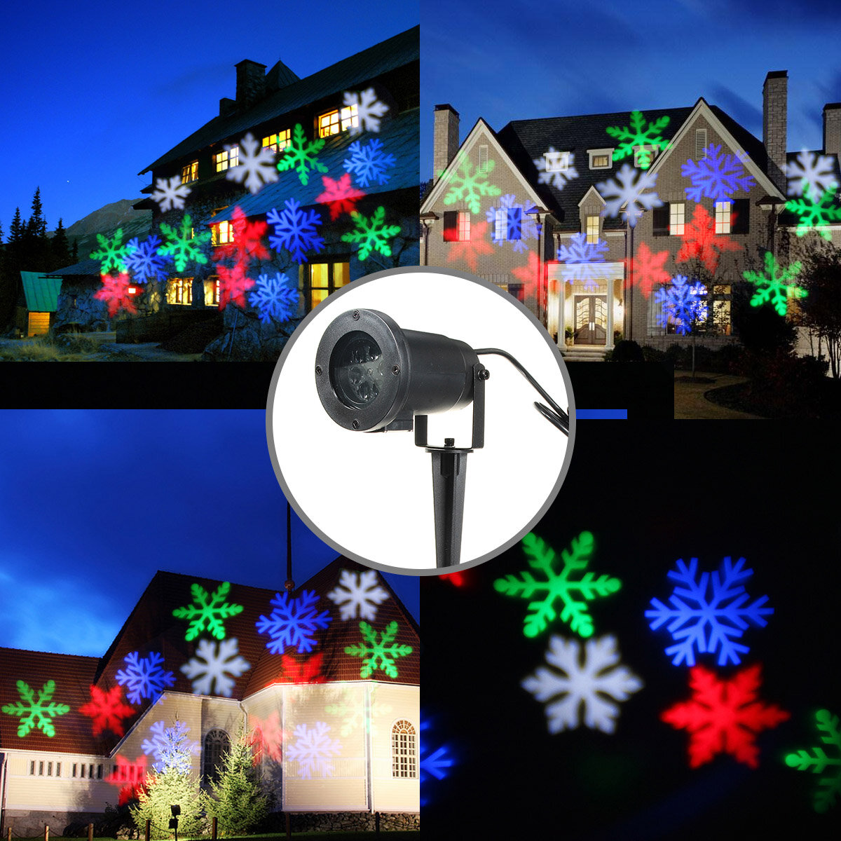 110–240 V LED Weihnachtsprojektor Bühnenlicht wasserdicht Indoor Outdoor Garten Lampe Dekoration