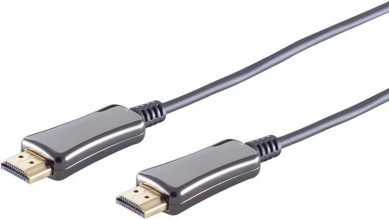 Optisches HDMI Kabel, 4K 60Hz, schwarz - Länge: 10,00 m (30-05075)