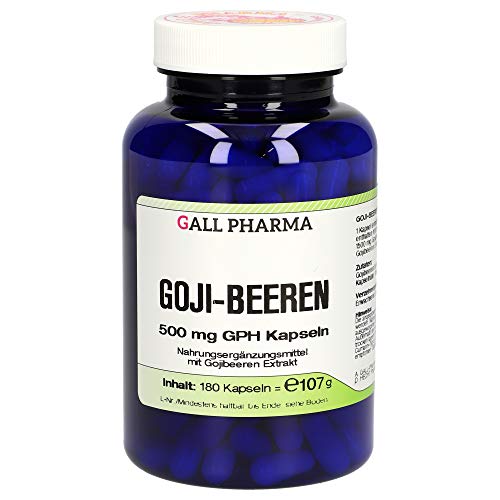 Gall Pharma Goji-Beeren 500 mg GPH Kapseln, 1er Pack (1 x 180 Stück)