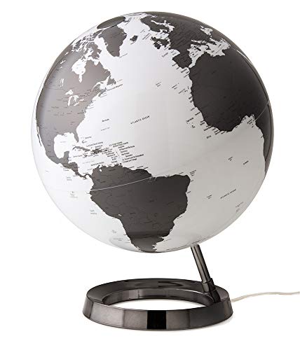 TECNODIDATTICA Tecnodidattoo Mappamondo Atmosphere Light&Colour Metal Charcoal, Farbe Grau, 0331F7