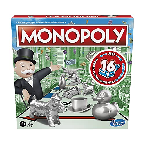 Monopoly Brettspiel Classic mit neuen General-Fundkarten ab 8 Jahren