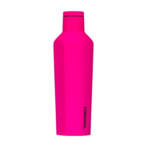 Corkcicle Vinnebago Thermosflasche, Edelstahl, neon pink, 16oz/475ml
