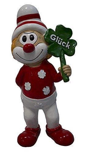 Fig Unisex – Erwachsene Clown Schmitzens' Glücksschmitz Sammelfigur, Multicolor, 20.0 cm