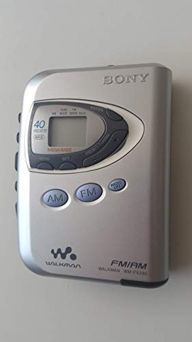 Sony WM-FX290 Tragbarer Kassettenspieler mit Radio Silber