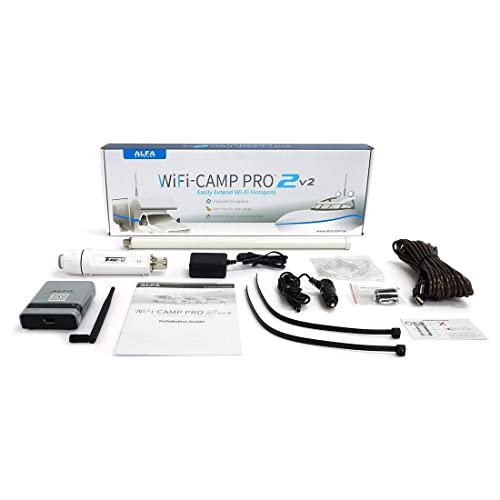 ALFA WiFi Camp-Pro2 v2 EU 2020 WLAN Range Extender Kit, 802.11b/g/n, 300MBit