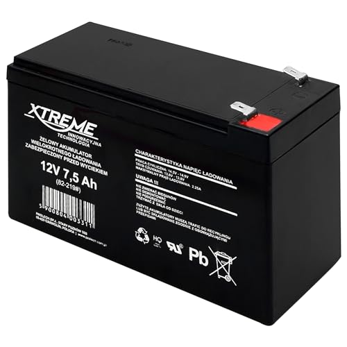 Xtreme 82-219# Gelakku AGM Gelakkumulator (12V 7,5Ah)