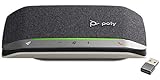 Poly - Sync 20+ Bluetooth-Konferenzlautsprecher - Persönliche tragbare Freisprecheinrichtung - Geräusch- und Echounterdrückung - USB-C, Bluetooth-Adapter - Kompatibel mit PC/Mac/Handy - Teams, Zoom