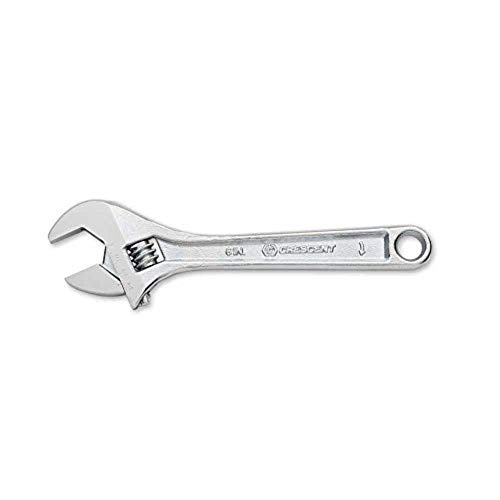 Crescent ac26vs chrom versilbert verstellbar Schlüssel/Schlüssel, Silber, 152 mm/6