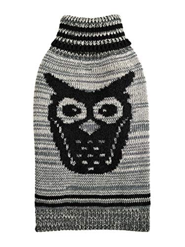Hip Doggie HD-7HTOW-XL Growl Owl Sweater XL Hundepullover