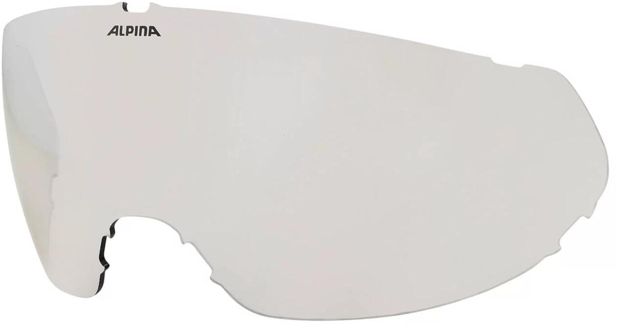 ALPINA Ersatzvisier für Alto Varioflex Visier-Skihelm (Farbe: 904 Silber, für 51-55 cm)
