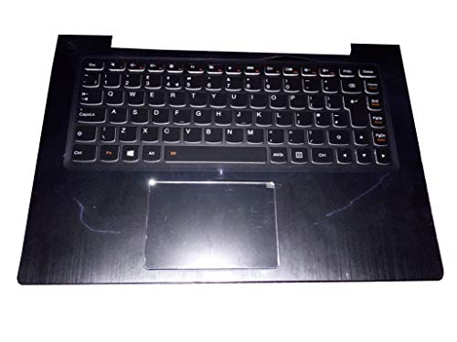 RTDpart Notebook Handauflage und Tastatur für Lenovo U430P U430T U430 Touch United Kingdom UK UK UK 90203152 mit Touchpad Hintergrundbeleuchtung, Schwarz