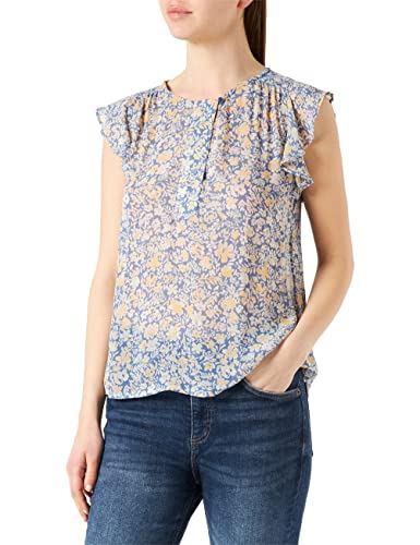 PART TWO Damen Prillepw Bl Blouse Relaxed Fit Bluse, Riviera Painted Summer Flower, 42