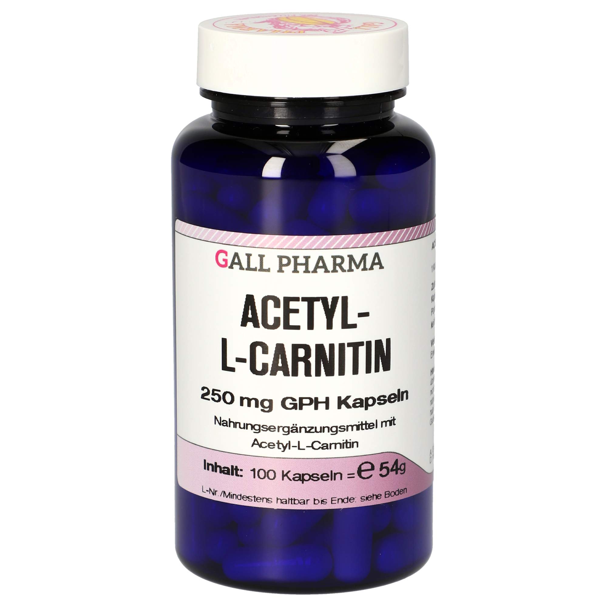 Gall Pharma Acetyl-L-Carnitin 250 mg GPH Kapseln 100 Stück