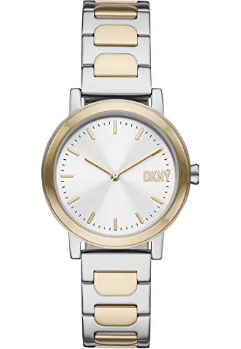 DKNY Damen-Uhren Analog Quarz One Size Bicolor 32021926