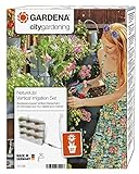 Gardena NatureUp! Bewässerungsset Vertikal Wasserhahn: Bewässerungssystem für bis zu 27 Pflanzen, unsichtbare Bewässerung, Anschlussmöglichkeit für Bewässerungscomputer (13156-20)