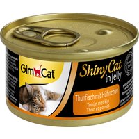 Sparpaket GimCat ShinyCat Jelly 24 x 70 g - Thunfisch & Hühnchen