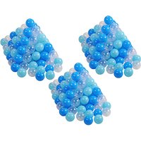 knorr toys Bälle für Bällebad 300 Stück soft blue + white