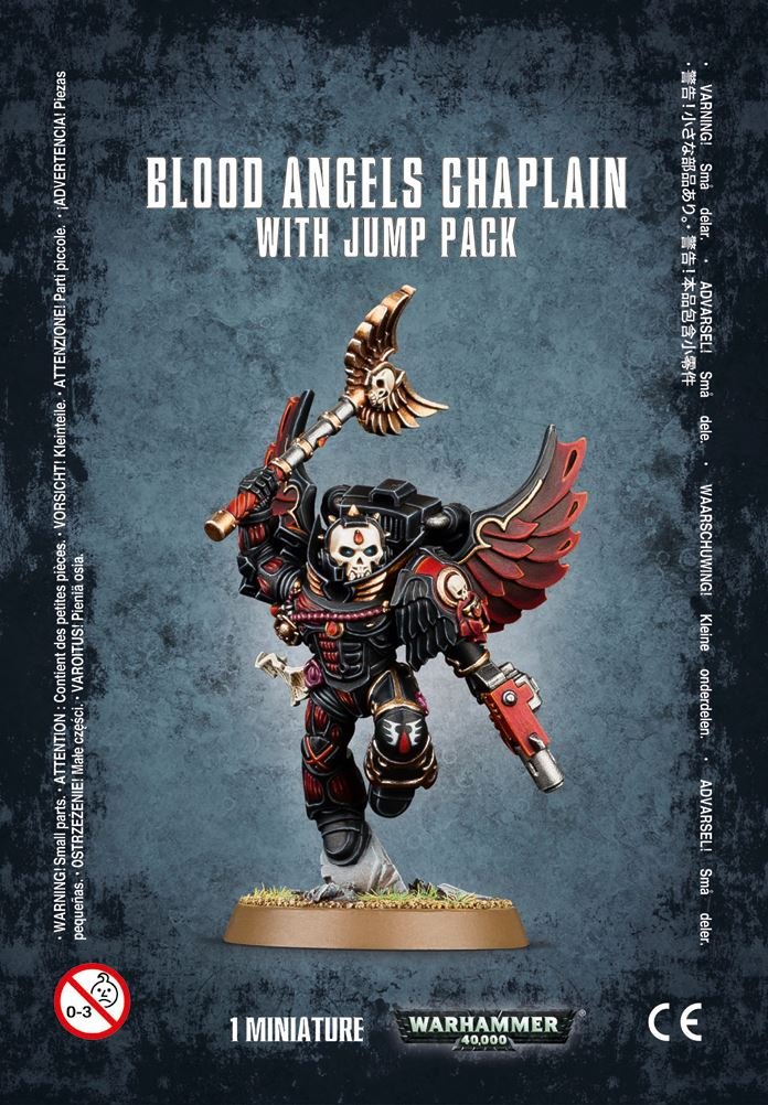 Games Workshop Warhammer 40k - Blood Angels Chaplain mit Sprungpack