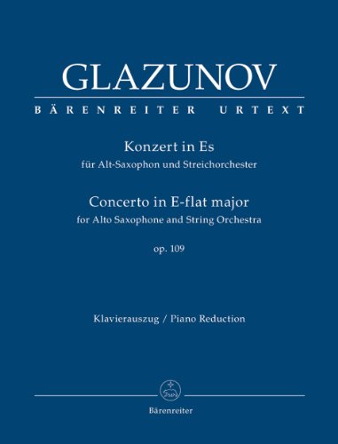 Konzert für Alt-Saxophon und Streichorchester Es-Dur op. 109