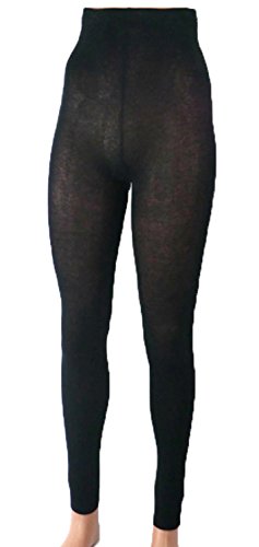 Shimasocks Damen Feinleggings Öko Baumwolle, Farben alle:schwarz, Größe:60/62