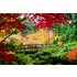 papermoon Vlies- Fototapete Digitaldruck 350 x 260 cm Bridge in Japanese Garden