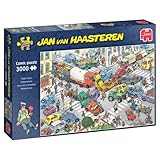 Jumbo 20074 Jan Van Haasteren Verkehrschaos 3000 Teile Puzzle