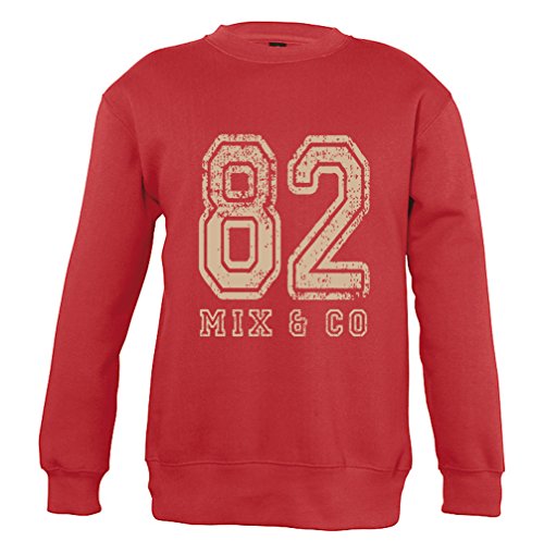 Supportershop Unisex-Kinder-Sweatshirts Einheitsgröße rot