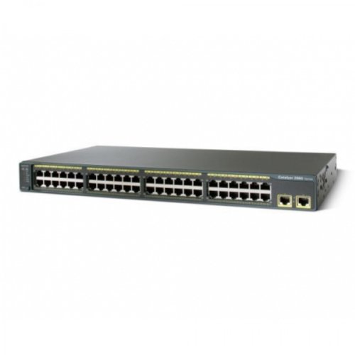 Cisco Systems WS-C2960-48TT-L Switch Fast/Giga 48xRJ45 10/100 +2xRJ45 10/100/1000