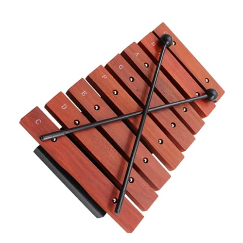 8-Ton-Resonanzbrett Redwood Glockenspiel Xylophon Schlaginstrument Glockenspiel Set