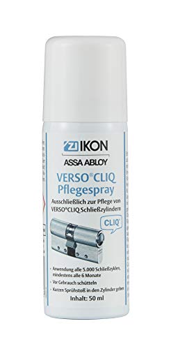 IKON Pflegespray VZ03 für CLIQ Zylinder - ASSA ABLOY - Zylinderspray für mechatronische Schließzylinder
