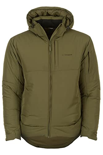 Snugpak Tomahawk | Isolierte Jacke für kaltes Wetter mit isolierter Kapuze und geschöpftem Rücken, olivgrün, M