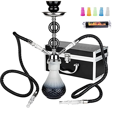 Shisha Wasserpfeife (Shisha mit Box (2 Schlauch))