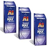 ILODA 3X 250ml Dr. Wack A1 Speed Wax Plus 3, Auto-Hartwachs, Auto-Wachs, Lackschutz, Lackversiegelung, Carnauba-Wachs mit extrem langanhaltenden Wasser-Abperl-Effekt für alle Lacke