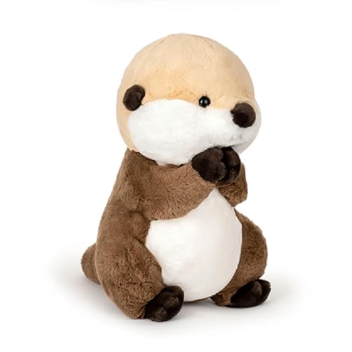 XYMJT Otter Plüschtiere Niedliche Seeotter Plüsch Cartoon Puppen Kawaii Mädchen Geschenke Zimmer dekorieren Geburtstag 20cm 1