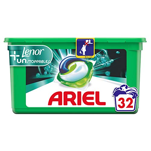 Ariel Touch of Lenor Unstoppables Waschmittel in Kapseln, 32 Waschgänge