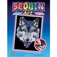 Sequin Art Wolf