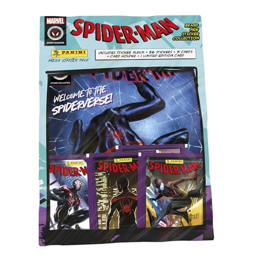 Spider-Man Spider-Verse Sticker Collection Starter Pack