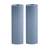 2 x Simply Direct Blaue 2-Lagige Hygiene Rollen. 48cm Breite, 50m Länge (19" x 164') Reinigungstücher/Tischtücher