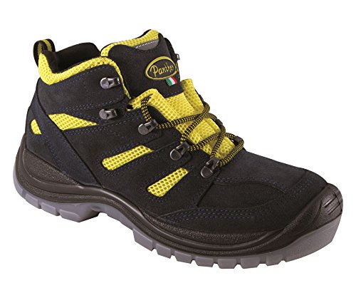 Panther 2728202la 47 Woody Yellow Mid S1P Arbeitsschuhe, Größe 47, Blue/Yellow