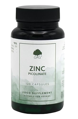 G&G Vitamins Zinc Picolinate [Zink] 22mg 120 veg. Kapseln (21,6g) (vegan)