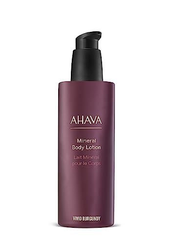 AHAVA Vivid Burgundy Mineral Body Lotion 250 ml – Zeitlose Hautpflege zur Bekämpfung von Trockenheit Hautpflege für Frauen