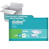 Dailee Slip Super (6/7 Tropfen) XS/S 4 Packungen 112 Stück