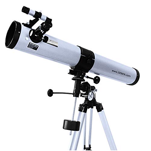 Seben 900-76 EQ2 Reflektor Teleskop Spiegelteleskop Fernrohr Astronomie