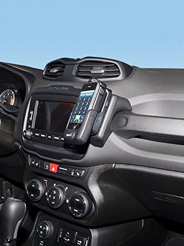 KUDA 1760 Halterung Echtleder schwarz für Jeep Renegade ab 2015