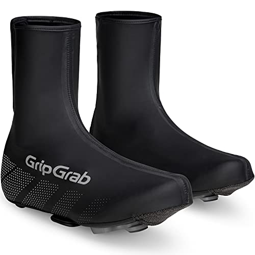 GripGrab Ride wasserdichte Winddichte Fahrrad Überschuhe | Unisex Radsport Überzieher/Gamaschen für Regen Wetter, Schwarz, S (38-39)