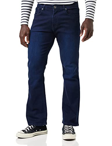 Enzo Herren Ez401 Bootcut Jeans, Blau (Indigo Indigo), W30/L32 (Herstellergröße: 30R)
